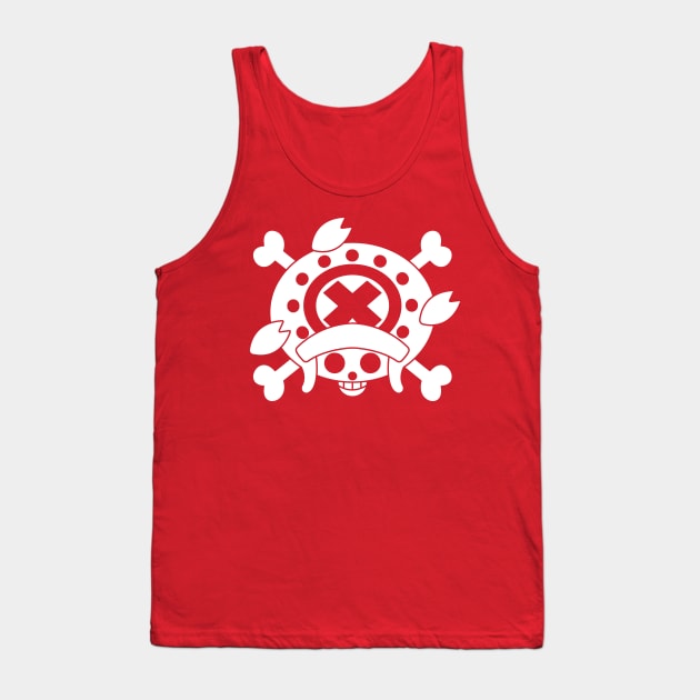 Tony Tony Chopper Jolly Roger 2 Tank Top by onepiecechibiproject